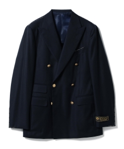 ▲BEAMS F / Loro Piana ダブルブレスト ネイビーブレザー