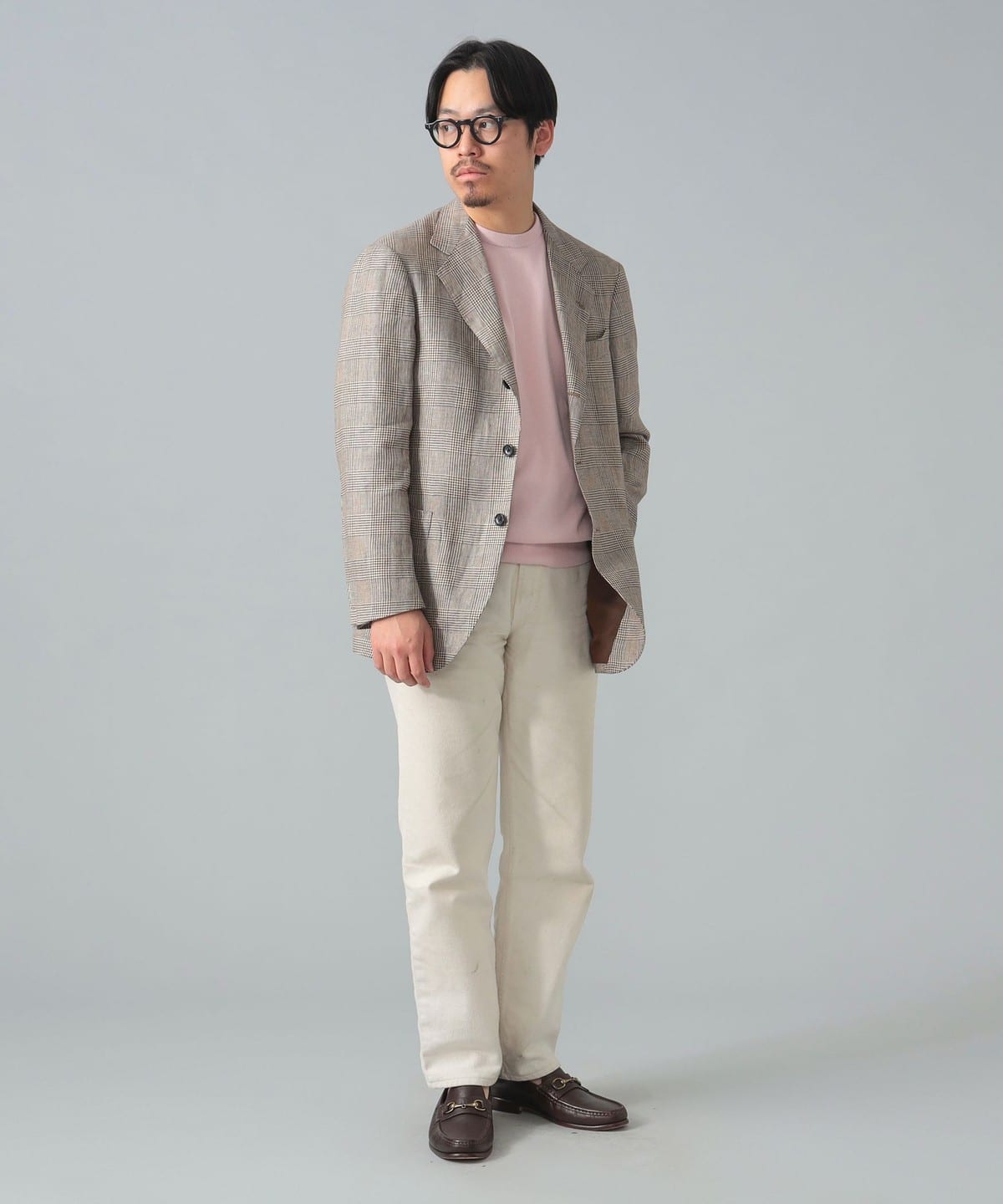BEAMS F（ビームスF）HANDMADE BAIRD McNUTT リネン グレン