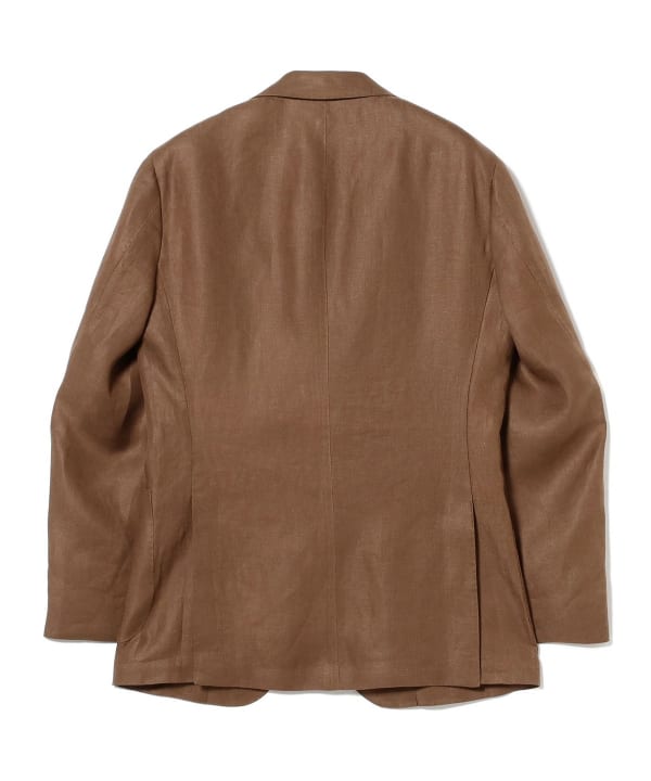 BEAMS F / NEW EASY リネン ソリッドジャケット BEAMS F（ビームスF）NEW EASY ANGELICO リネンウール ソリッド