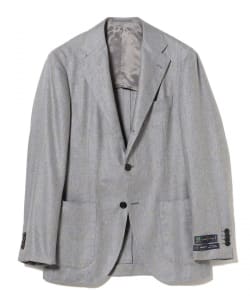 EASY DI PRAY シルクウールミックス ヘリンボーン+ウインドウペーン ジャケット