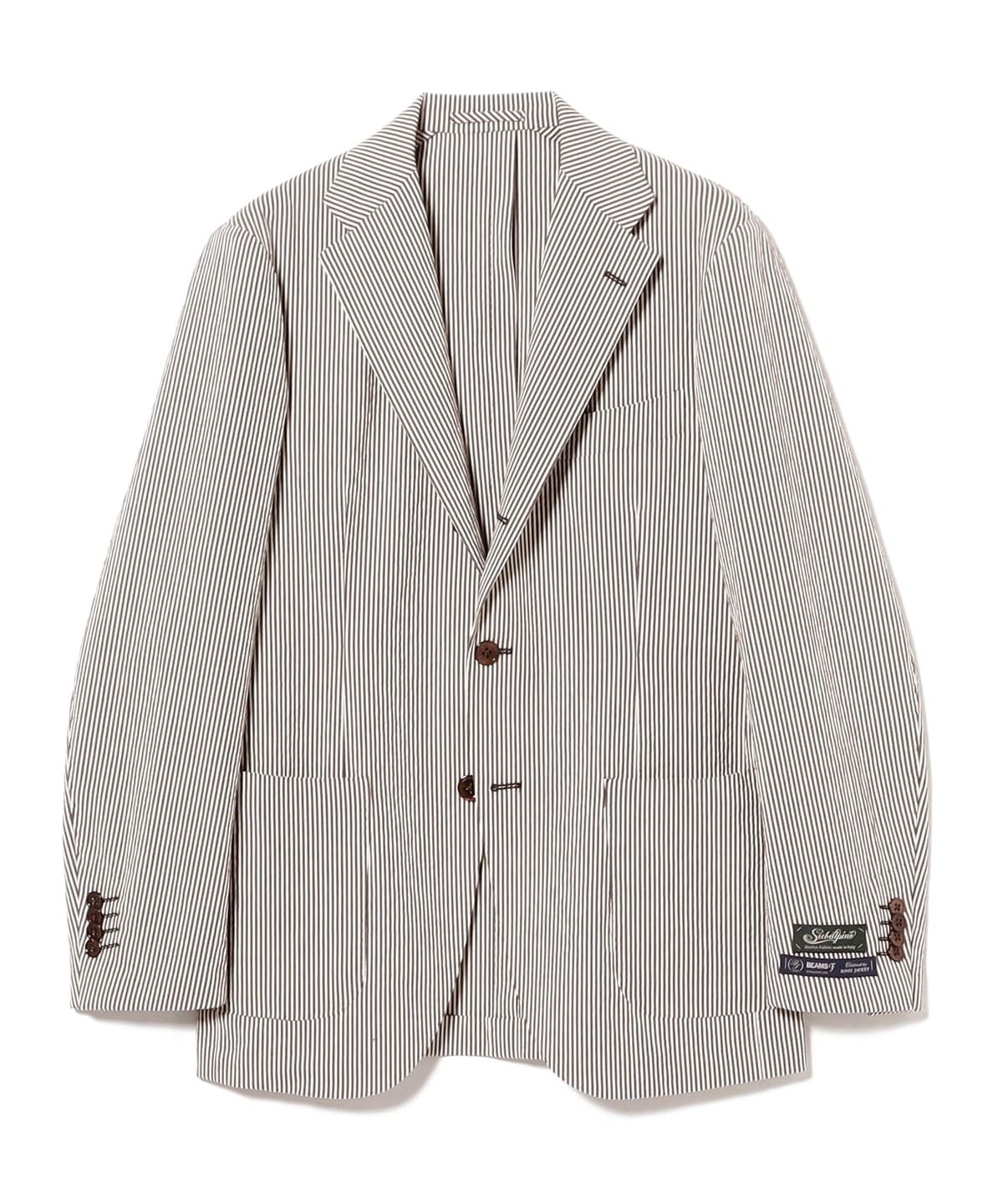 BEAMS F / SUBALPINO シアサッカー イージージャケット BEAMS F＞NEW EASY シアサッカーストライプジャケット｜ビームス 立川