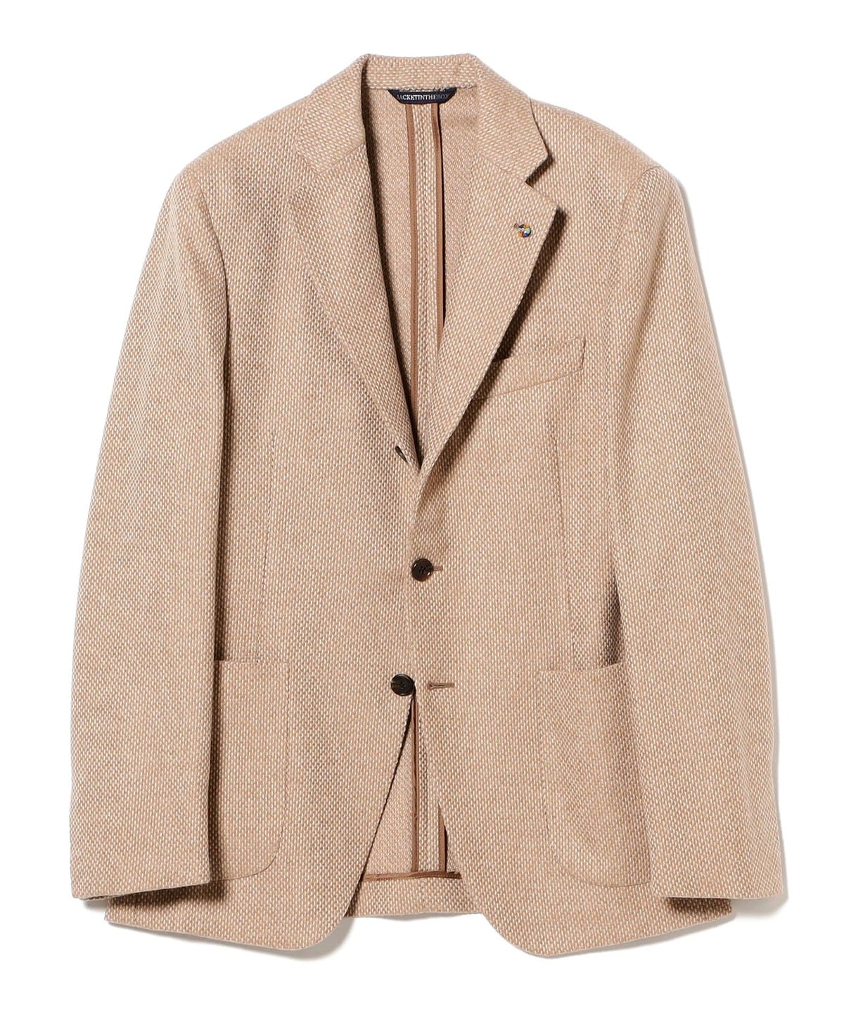 【別注】Belvest ベルベスト / JACKET IN THE BOX カシミヤ バスケット ジャケット ジャケット MEN D. BEIGE/003 48