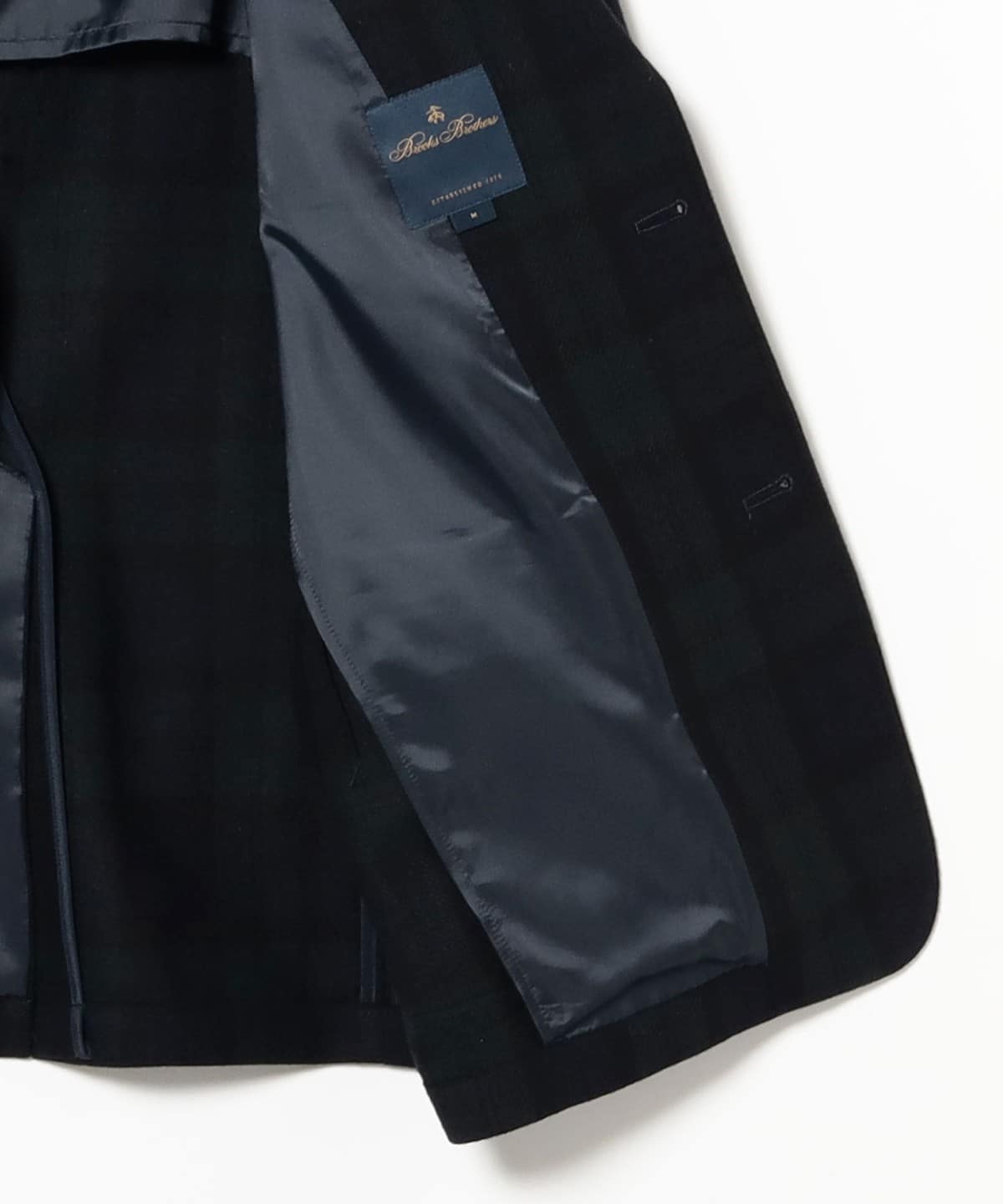 Brooks Brothers Fitzgerald テーラードジャケット 黒 ミラクルクリンプウール 段返り3釦ブレザー TOKYO model