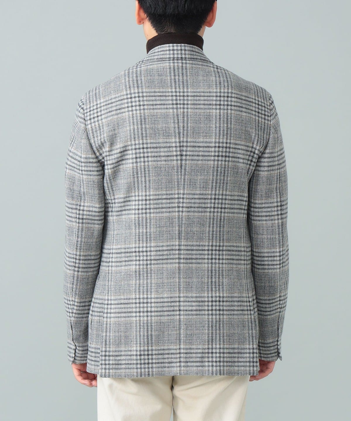 BEAMS F（ビームスF）LARDINI / ROMA ウールカシミヤ グレンチェック