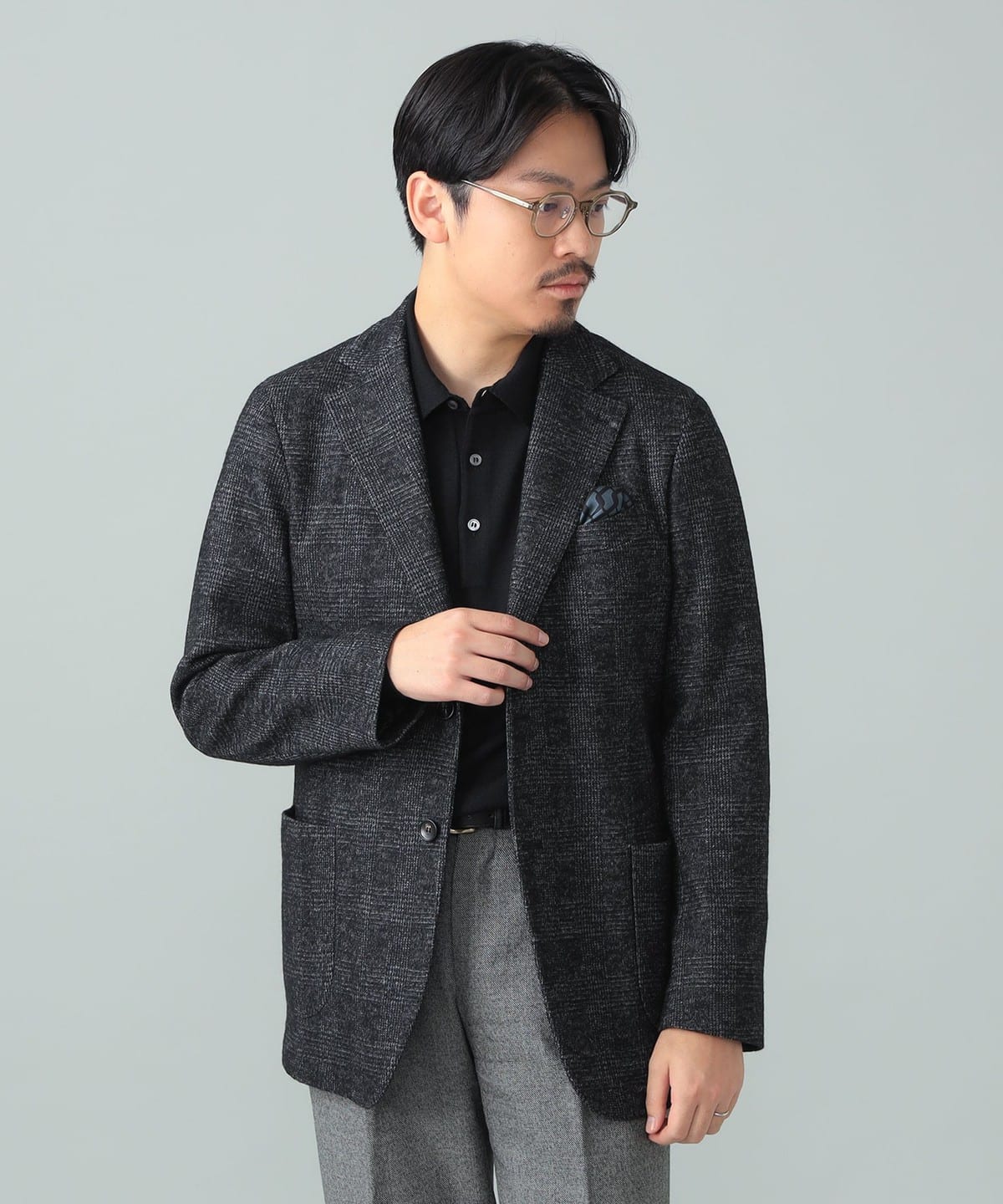 BEAMS F（ビームスF）【別注】Finjack / ウールコットン グレン