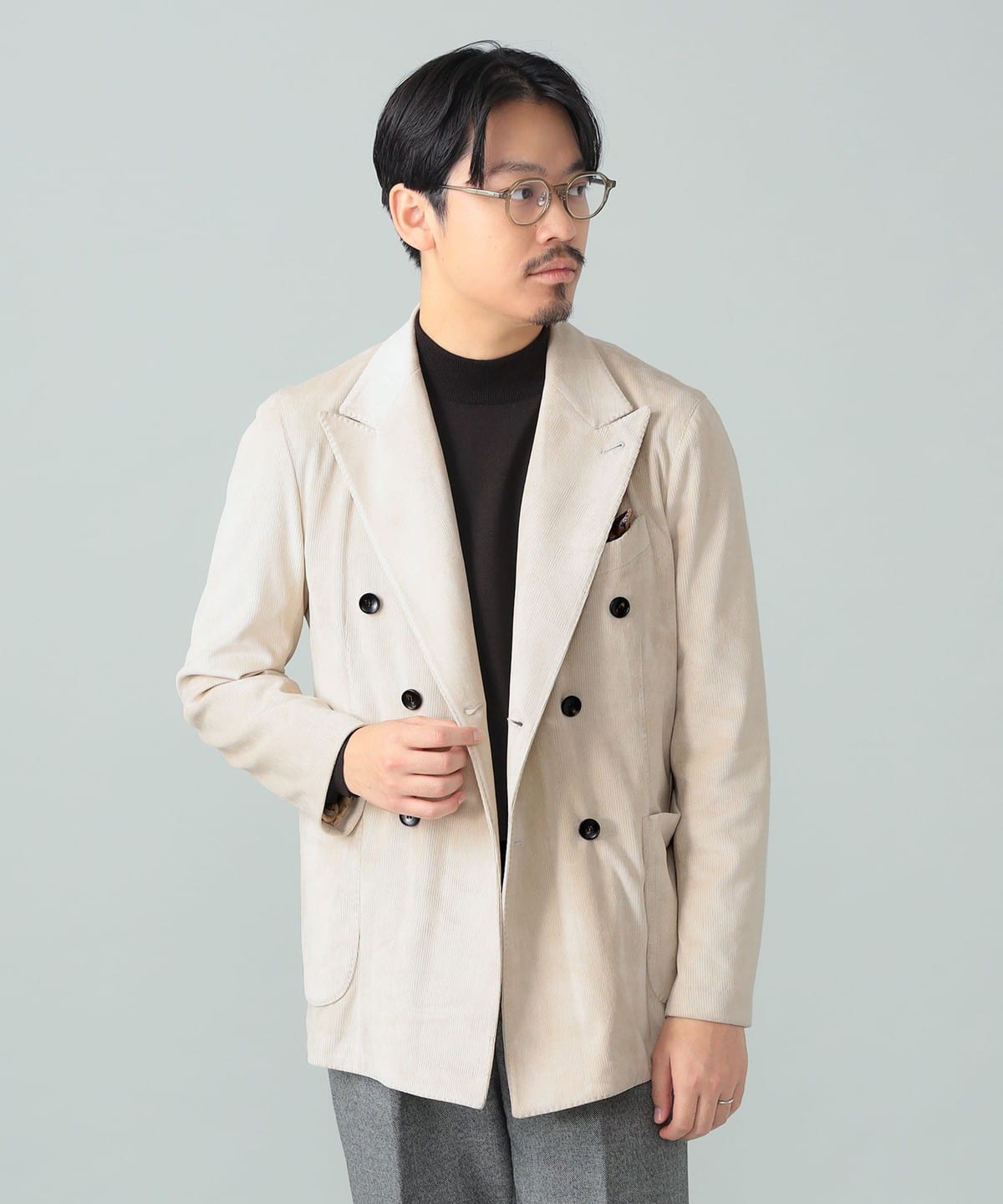 BEAMS F（ビームスF）【別注】Finjack / ポリエステル ジャージ ダブル