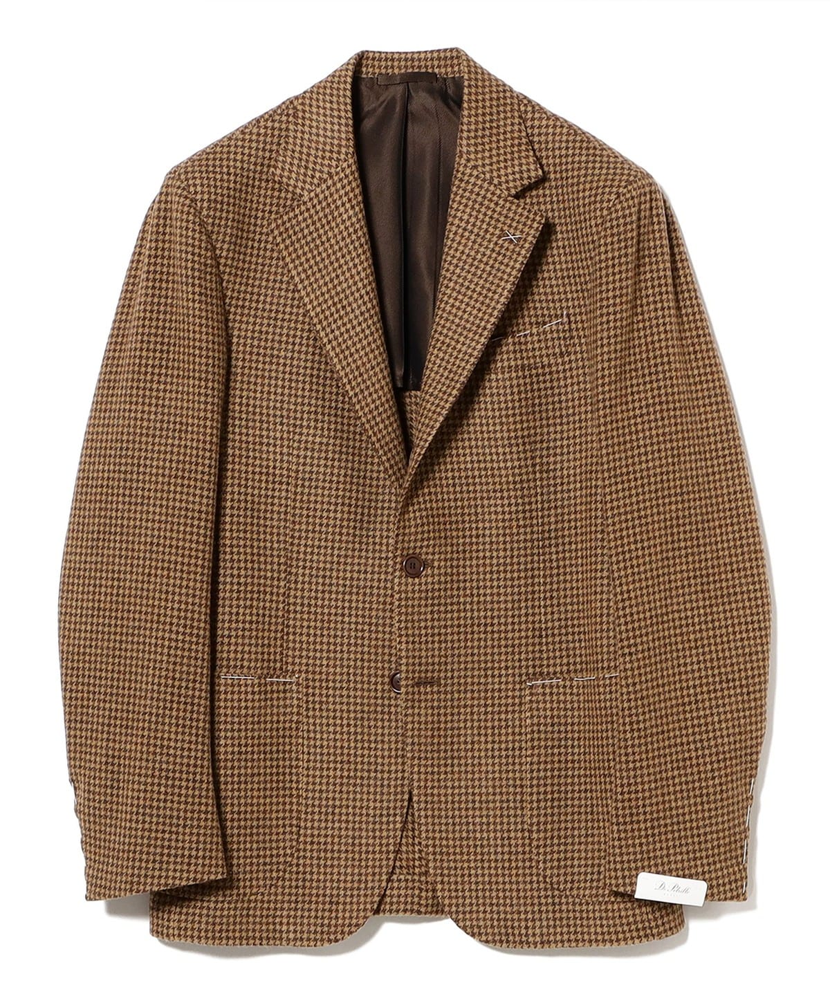 【別注】De Petrillo デペトリロ / ウール ハウンドトゥース ジャケット ジャケット MEN D. BROWN/10 46 【別注】De Petrillo デペトリロ / ウール ハウンドトゥース ジャケット ジャケット MEN D. BROWN/10 46