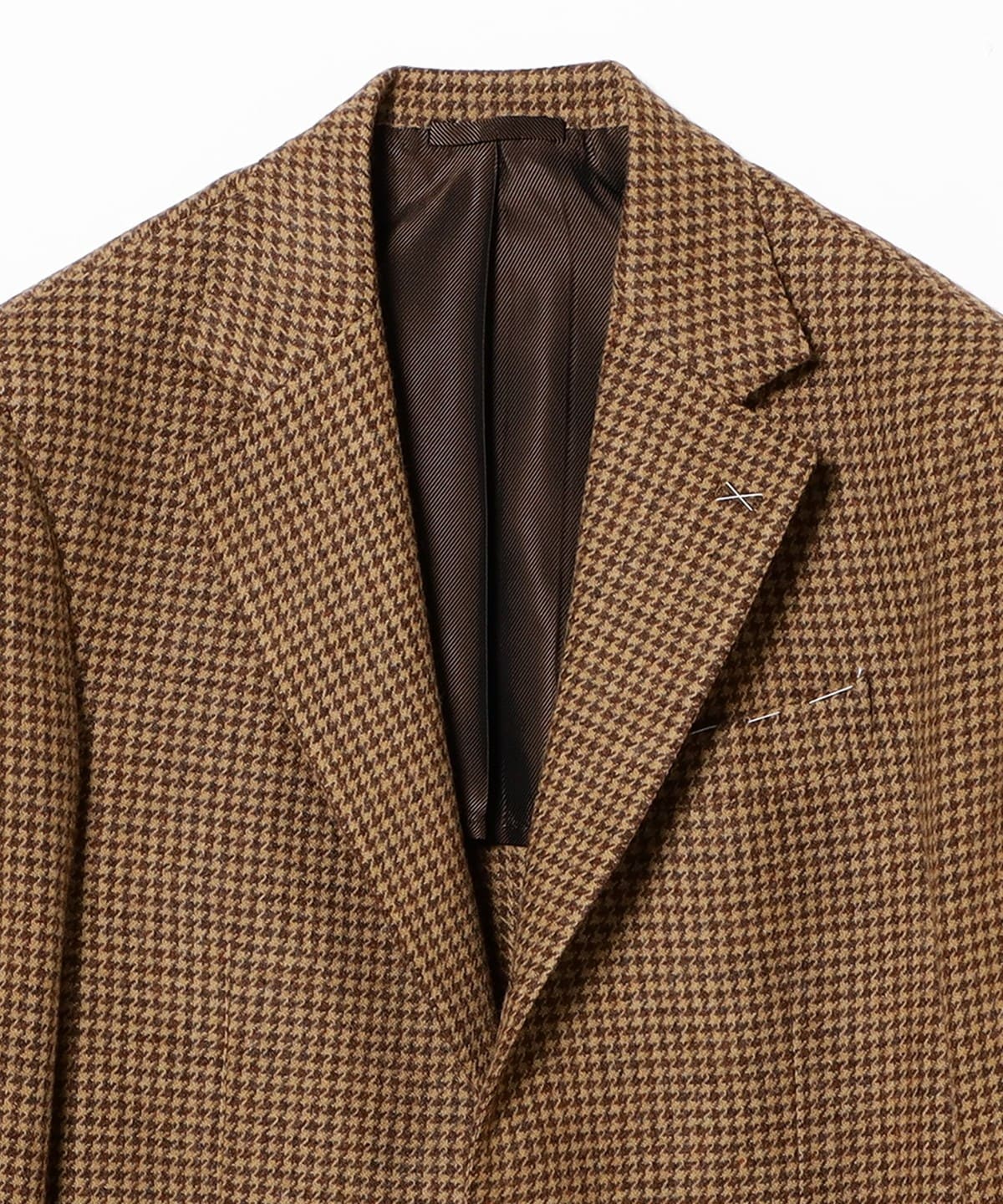 De Petrillo_ハウンドトゥージャケット/秋冬ーMサイズ BEAMS F（ビームスF）【別注】De Petrillo / ウール ハウンド