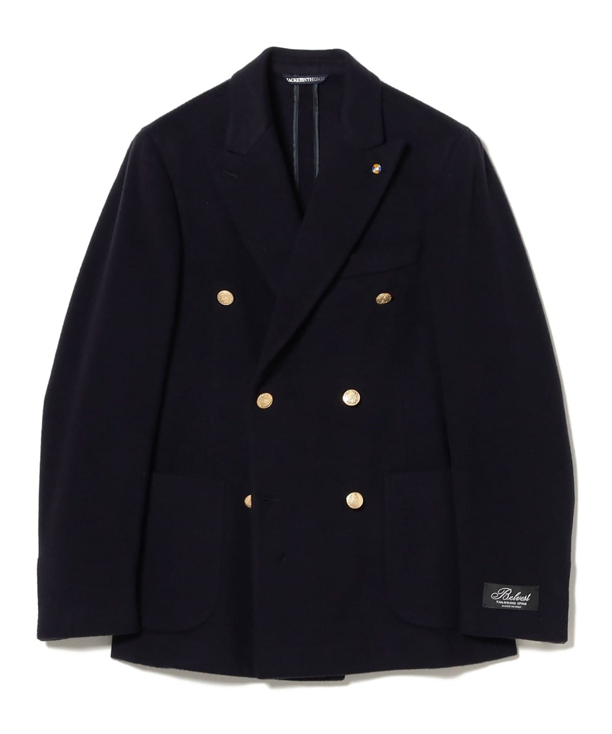 【別注】Belvest ベルベスト / JACKET IN THE BOX ウール ダブルブレスト ブレザー ジャケット MEN NAVY/020 42 【別注】Belvest ベルベスト / JACKET IN THE BOX ウール ダブルブレスト ブレザー ジャケット MEN NAVY/020 42