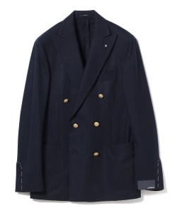 ▲LARDINI / カシミヤ 6ボタンダブルブレザー◎