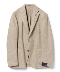 ▲LARDINI / EASY ツイード 3ボタンジャケット◎