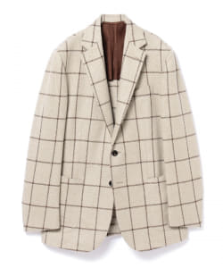 ▲Stile Latino / ウインドウペーン 3ボタンジャケット
