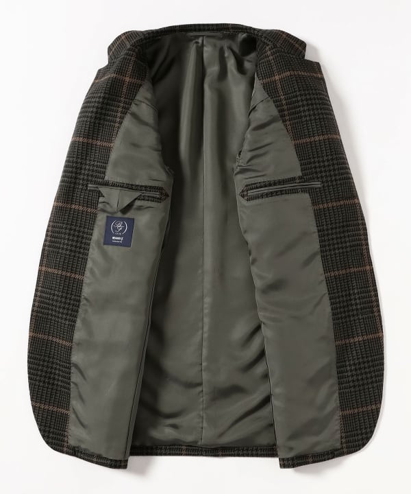 BEAMS F（ビームスF）MARLING & EVANS グレンチェック オーバーペーン