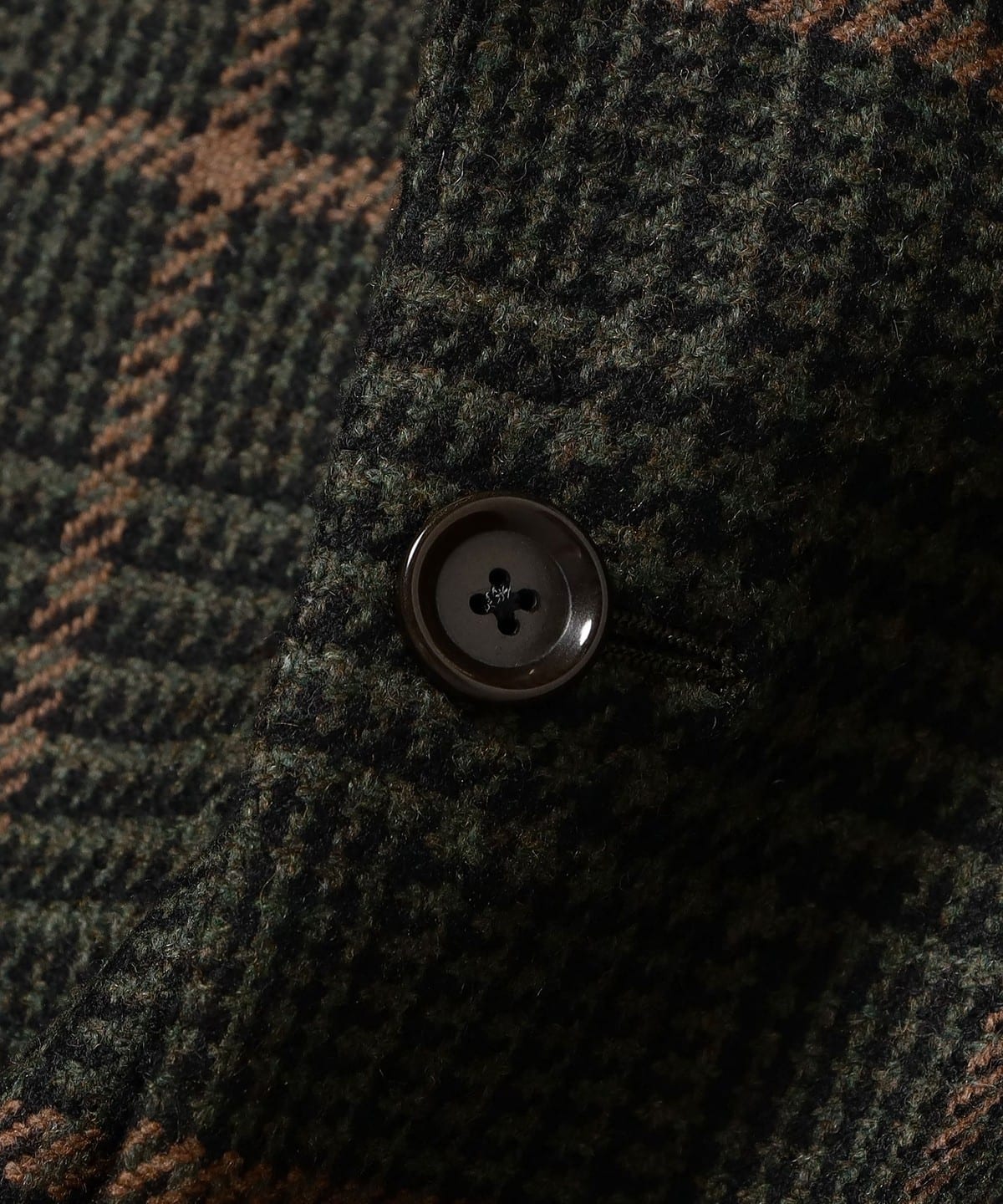 BEAMS F（ビームスF）MARLING & EVANS グレンチェック オーバーペーン