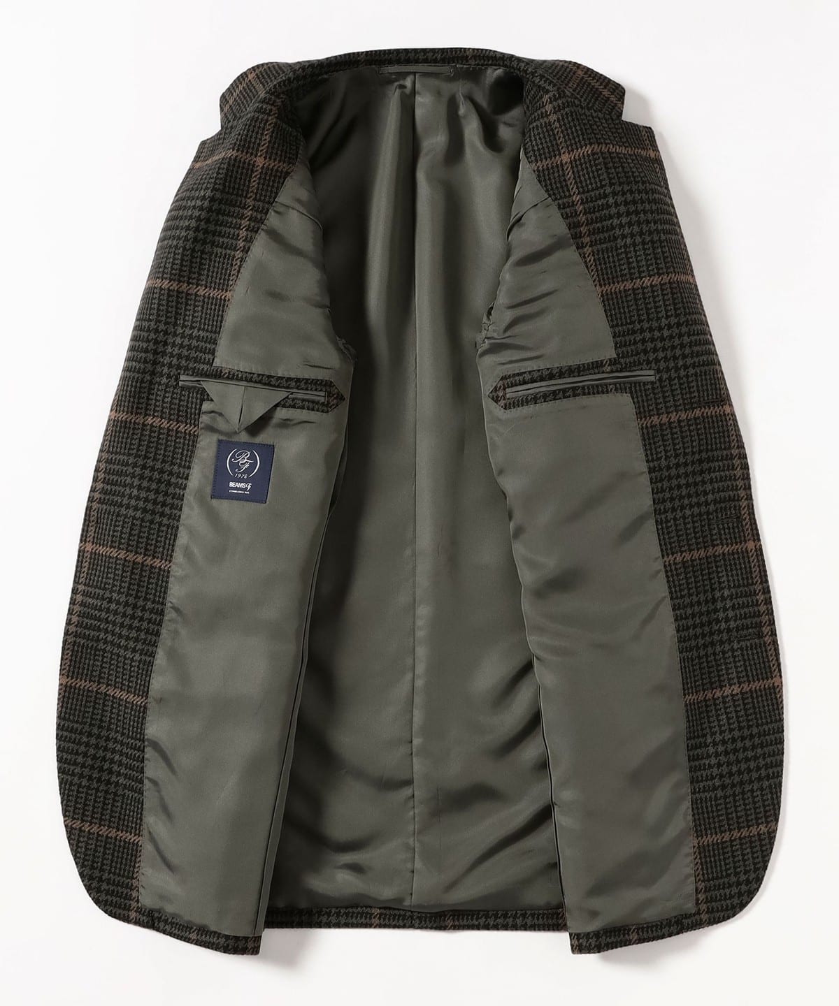 BEAMS F グレンチェック オーバーペーン ジャケット BEAMS F グレンチェック オーバーペーン ジャケット