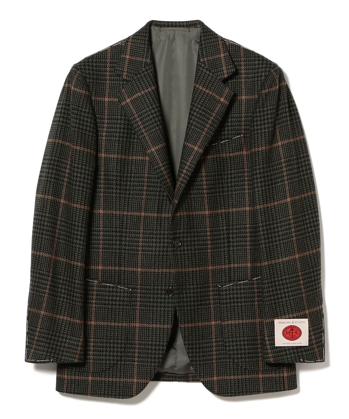 BEAMS F（ビームスF）MARLING & EVANS グレンチェック オーバーペーン