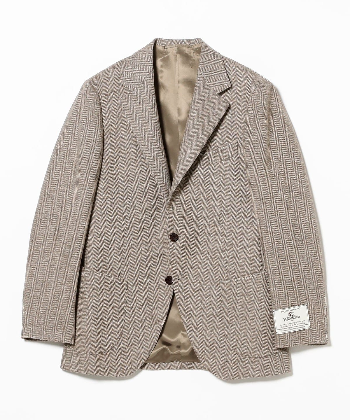 BOTTOLI ウールカシミヤ ヘリンボーン ジャケット ジャケット MEN BEIGE/512 50 BOTTOLI ウールカシミヤ ヘリンボーン ジャケット ジャケット MEN BEIGE/512 50