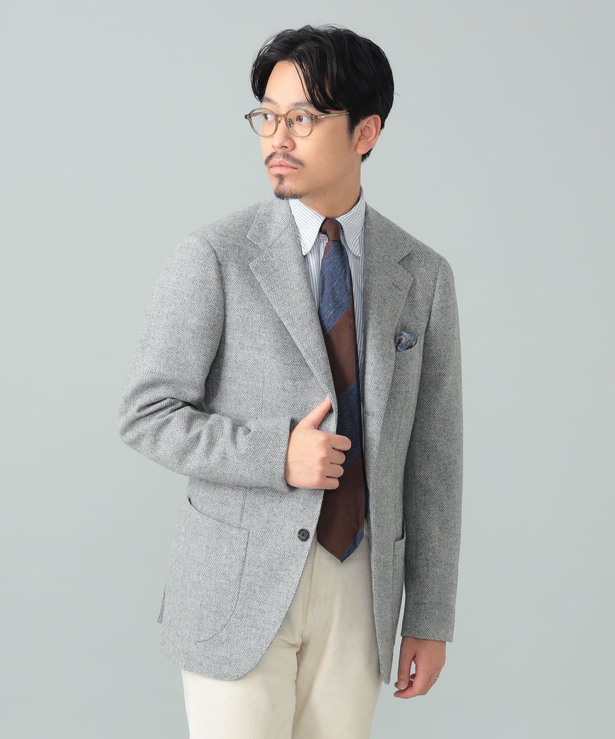 BEAMS F（ビームスF）BOTTOLI ウール ソリッド ジャケット（ジャケット