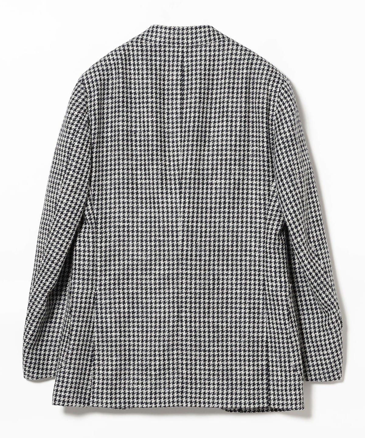 【美品】Ray BEAMS ハウンドトゥース テーラードジャケット サイズ0 BEAMS F（ビームスF）FERLA ミックスファブリック ハウンド