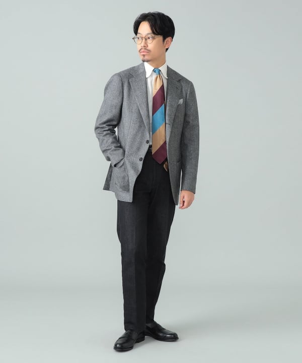 BEAMS F（ビームスF）LORO PIANA FABRIC ミックスファブリック