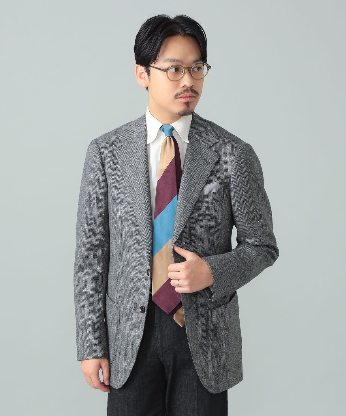 BEAMS F（ビームスF）LORO PIANA FABRIC ミックスファブリック