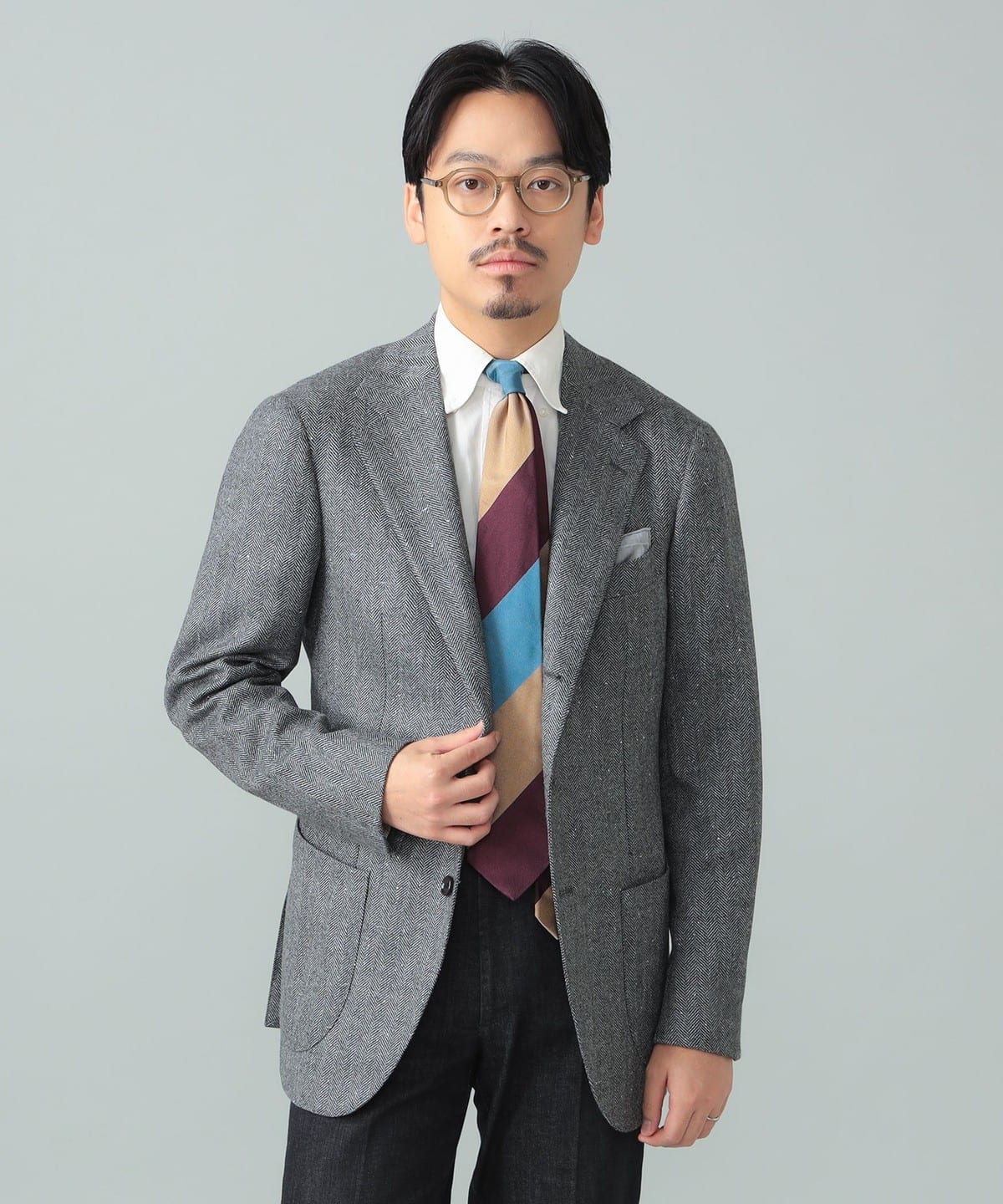 BEAMS F（ビームスF）LORO PIANA FABRIC ミックスファブリック