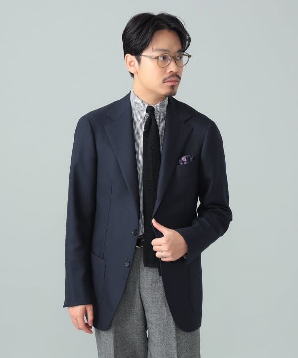 BEAMS F（ビームスF）BEAMS F EXCLUSIVE FABRIC ウール ホップサック