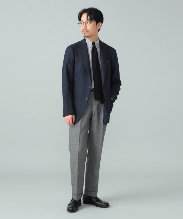 BEAMS F（ビームスF）BEAMS F EXCLUSIVE FABRIC ウール ホップサック