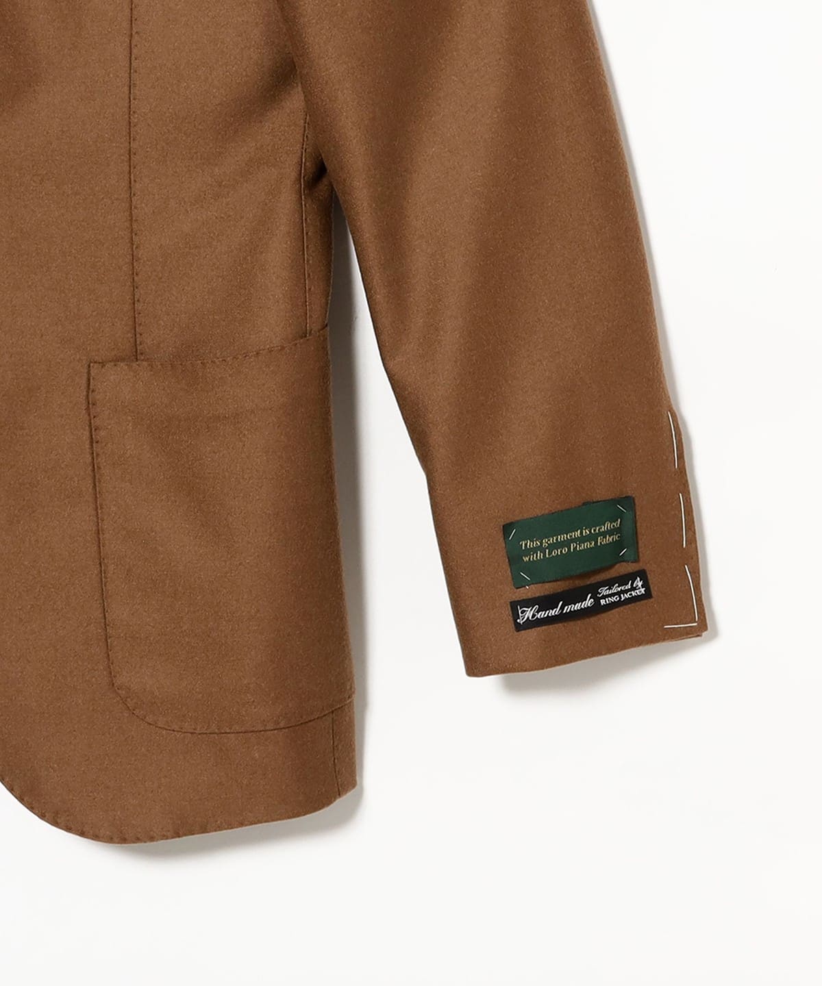 BEAMS F（ビームスF）HANDMADE LORO PIANA FABRIC ウール ソリッド