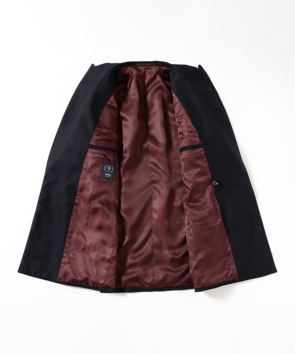 BEAMS F（ビームスF）HANDMADE ARTHUR HARRISON ウール ネイビー