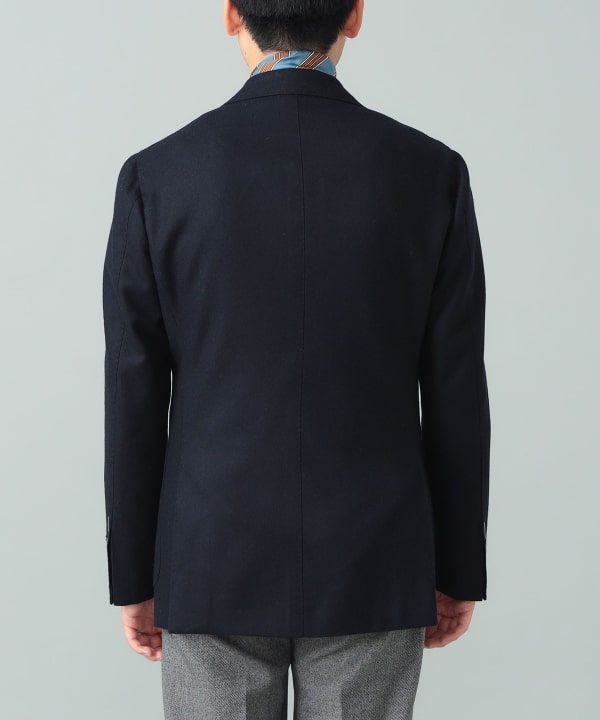 BEAMS F（ビームスF）HANDMADE ARTHUR HARRISON ウール ネイビー