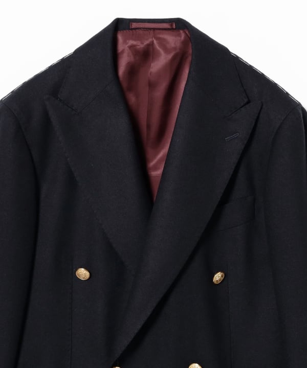 BEAMS F（ビームスF）HANDMADE ARTHUR HARRISON ウール ネイビー