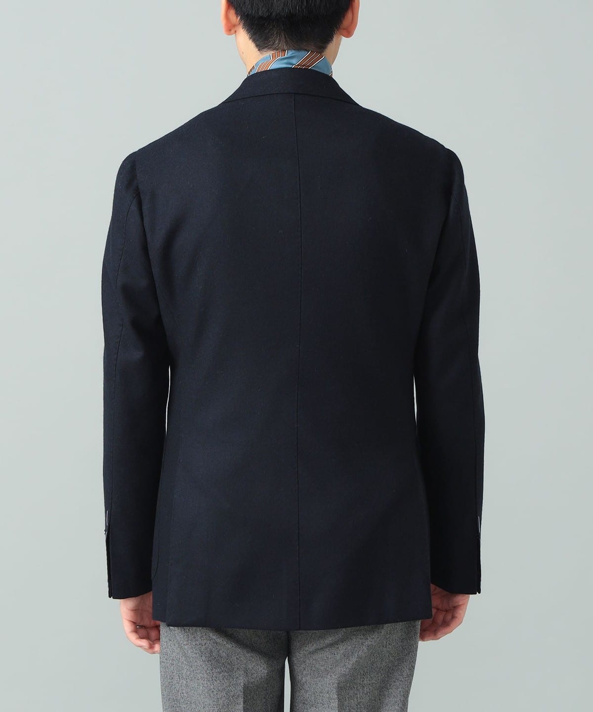 BEAMS F（ビームスF）HANDMADE ARTHUR HARRISON ウール ネイビー