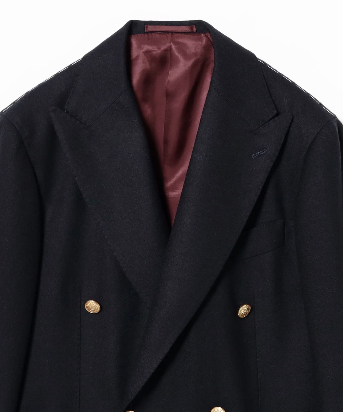 BEAMS F（ビームスF）HANDMADE ARTHUR HARRISON ウール ネイビー