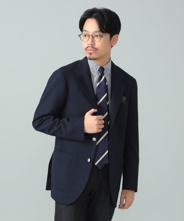 BEAMS F（ビームスF）HANDMADE Alfred Brown ウール ブレザー