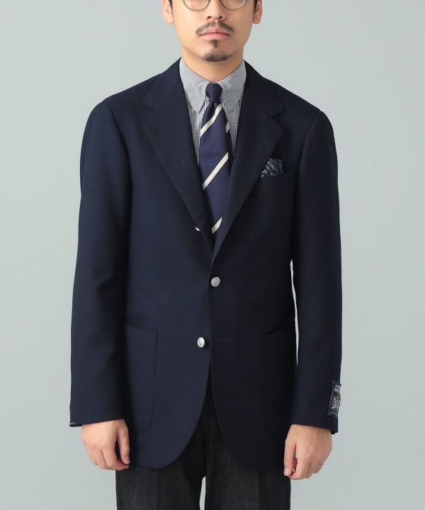 BEAMS F（ビームスF）HANDMADE Alfred Brown ウール ブレザー
