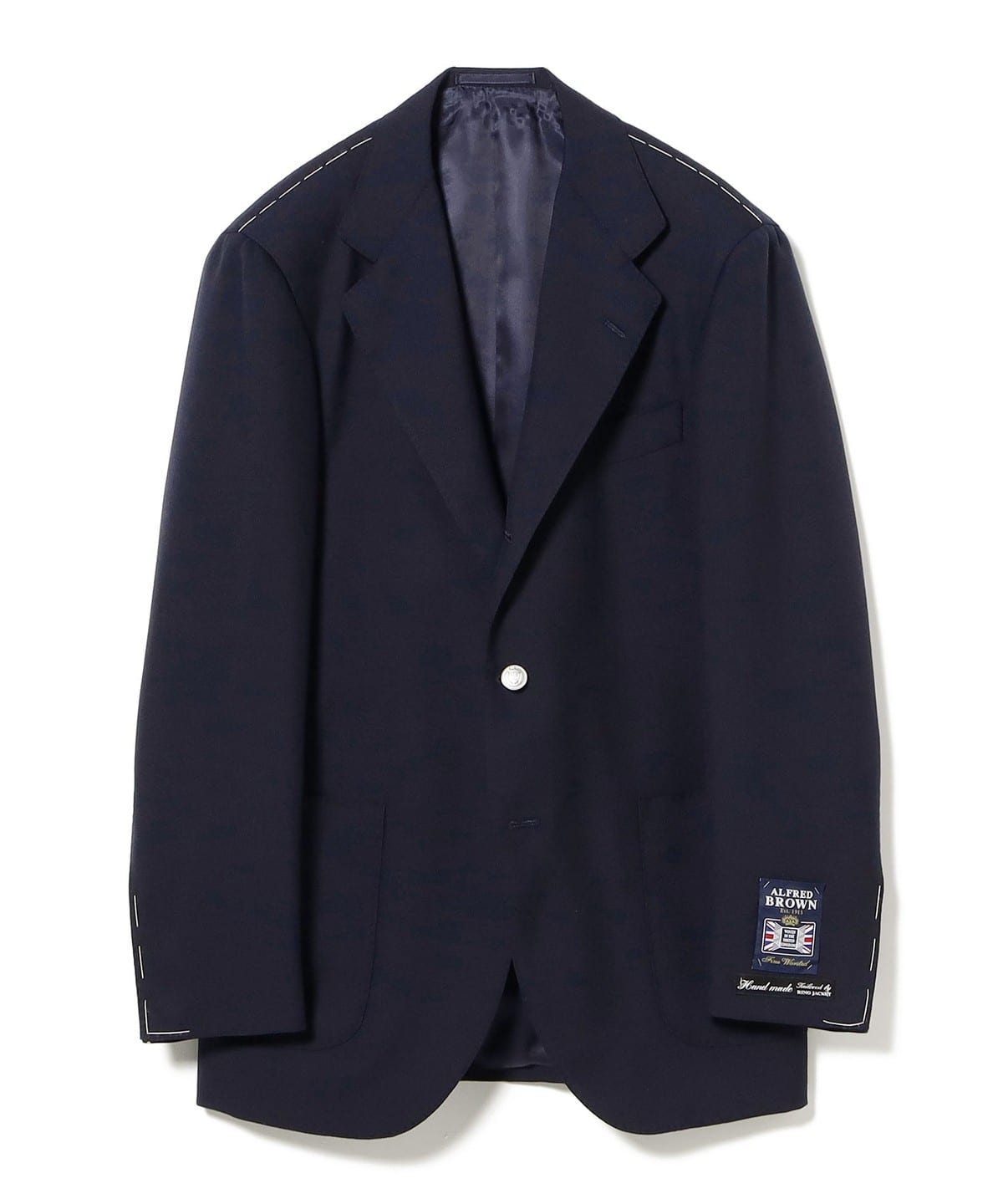 BEAMS F（ビームスF）HANDMADE Alfred Brown ウール ブレザー