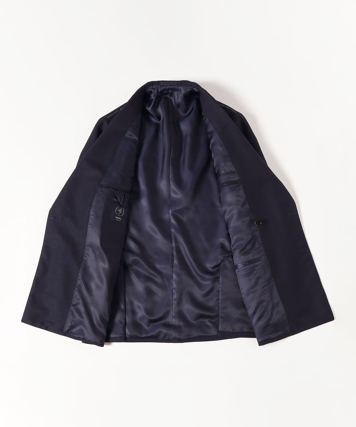 専用⭐️BEAMS LIGHTSビームス紺ブレウールダブルテーラードジャケット BEAMS F（ビームスF）HANDMADE FOX BROTHERS ウール ネイビー ダブル