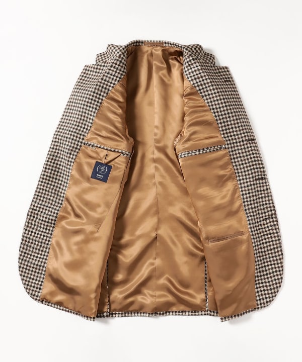 BEAMS F（ビームスF）HANDMADE DORMEUIL アルパカ ガンクラブチェック