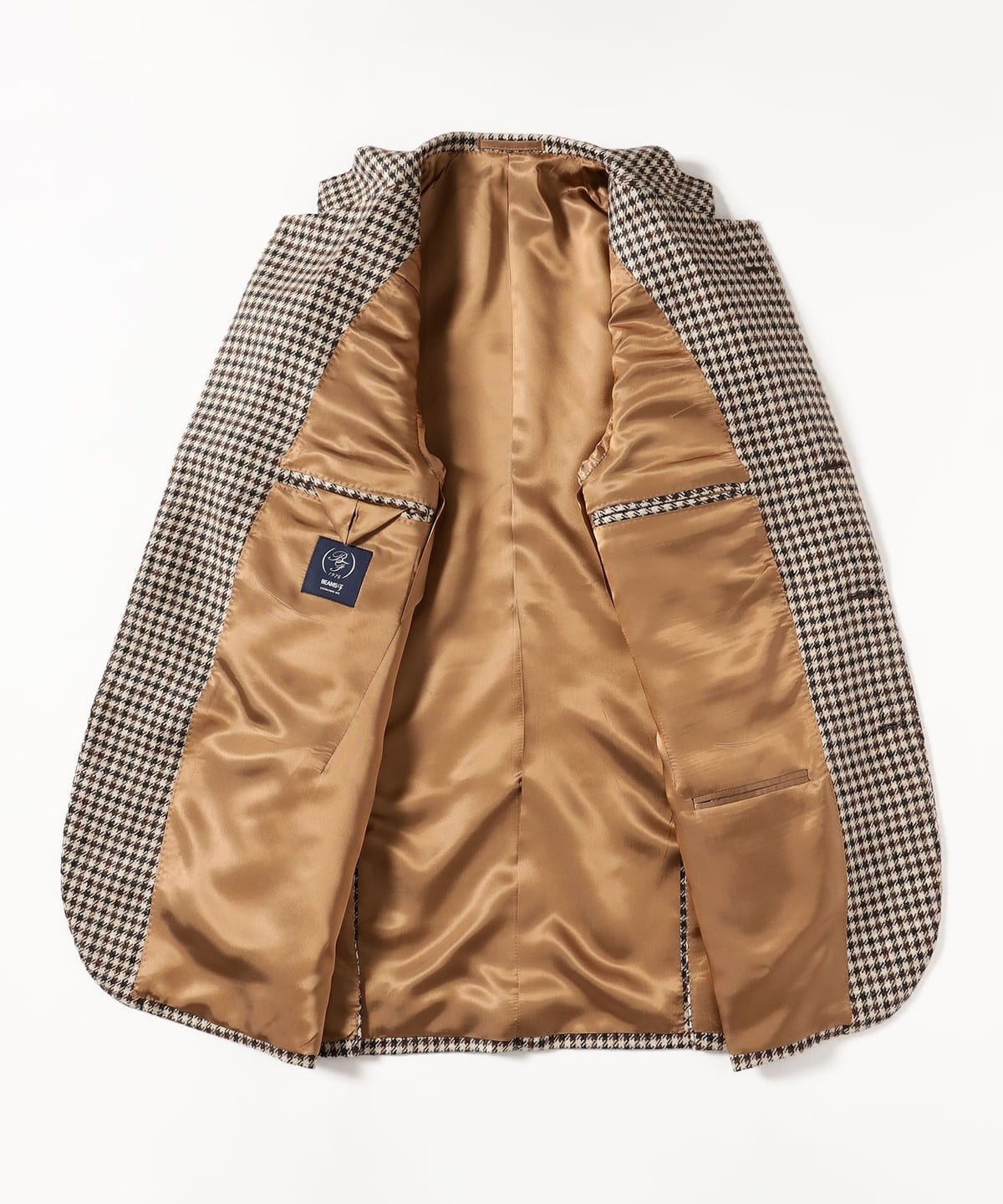 BEAMS F（ビームスF）HANDMADE DORMEUIL アルパカ ガンクラブチェック