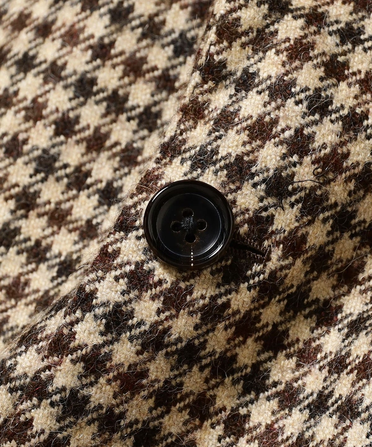 BEAMS F（ビームスF）HANDMADE DORMEUIL アルパカ ガンクラブチェック