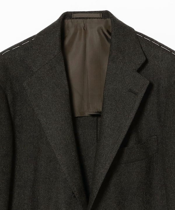 BEAMS F（ビームスF） EASY ANGELICO ウール ヘリンボーン