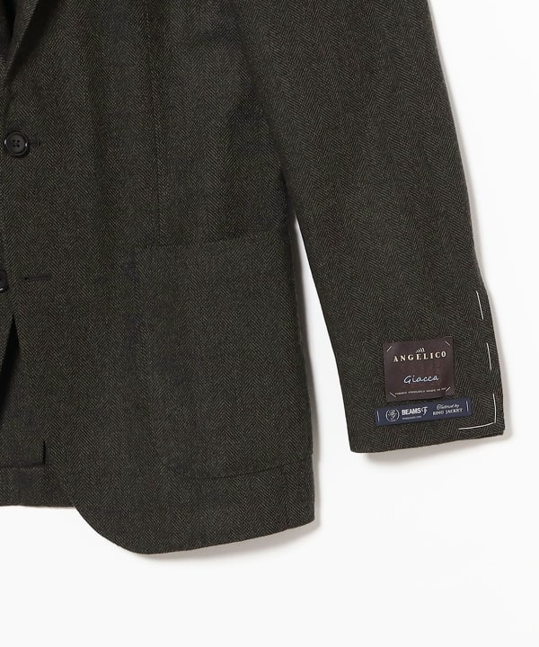 BEAMS F（ビームスF） EASY ANGELICO ウール ヘリンボーン