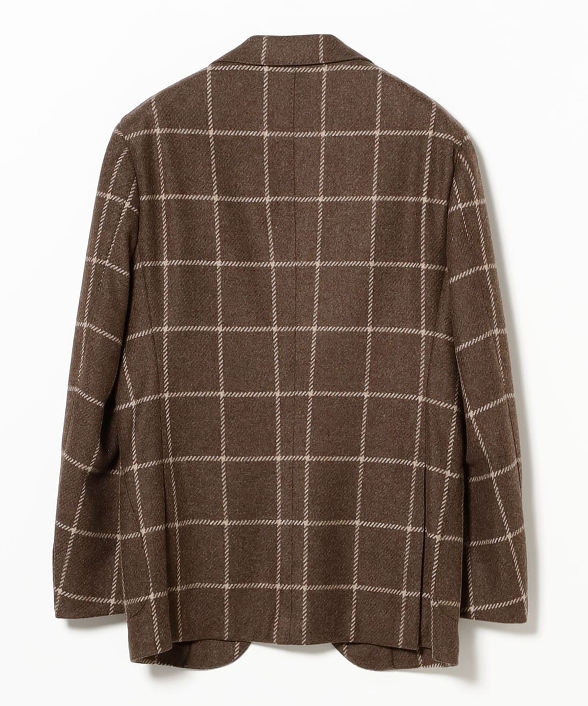 BEAMS F（ビームスF）EASY LEOMASTER ウールナイロン ウインドウペーン