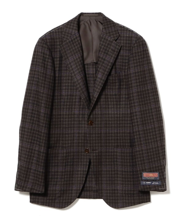 BEAMS F ビームスエフ E.THOMAS チェック ジャケット BEAMS F