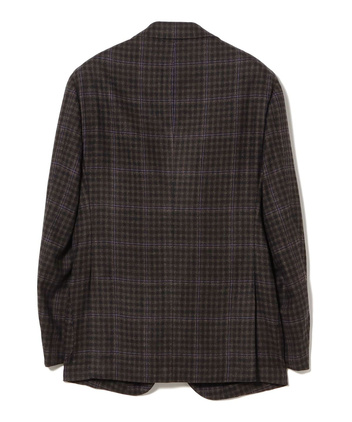 G5068*BEAMS ビームス☆ウール☆テーラードジャケット☆グレー☆0 BEAMS F（ビームスF）CANONICO トロピカルウール ジャケット