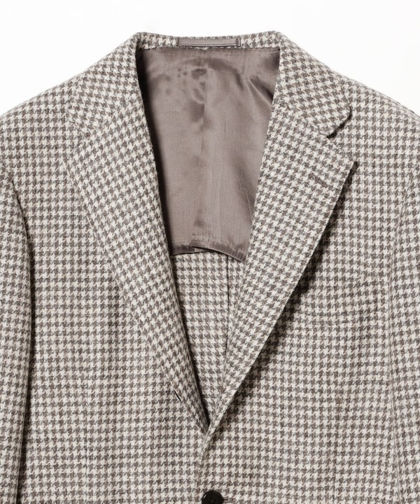 BEAMS F（ビームスF）EASY BOTTOLI ウール ハウンドトゥース