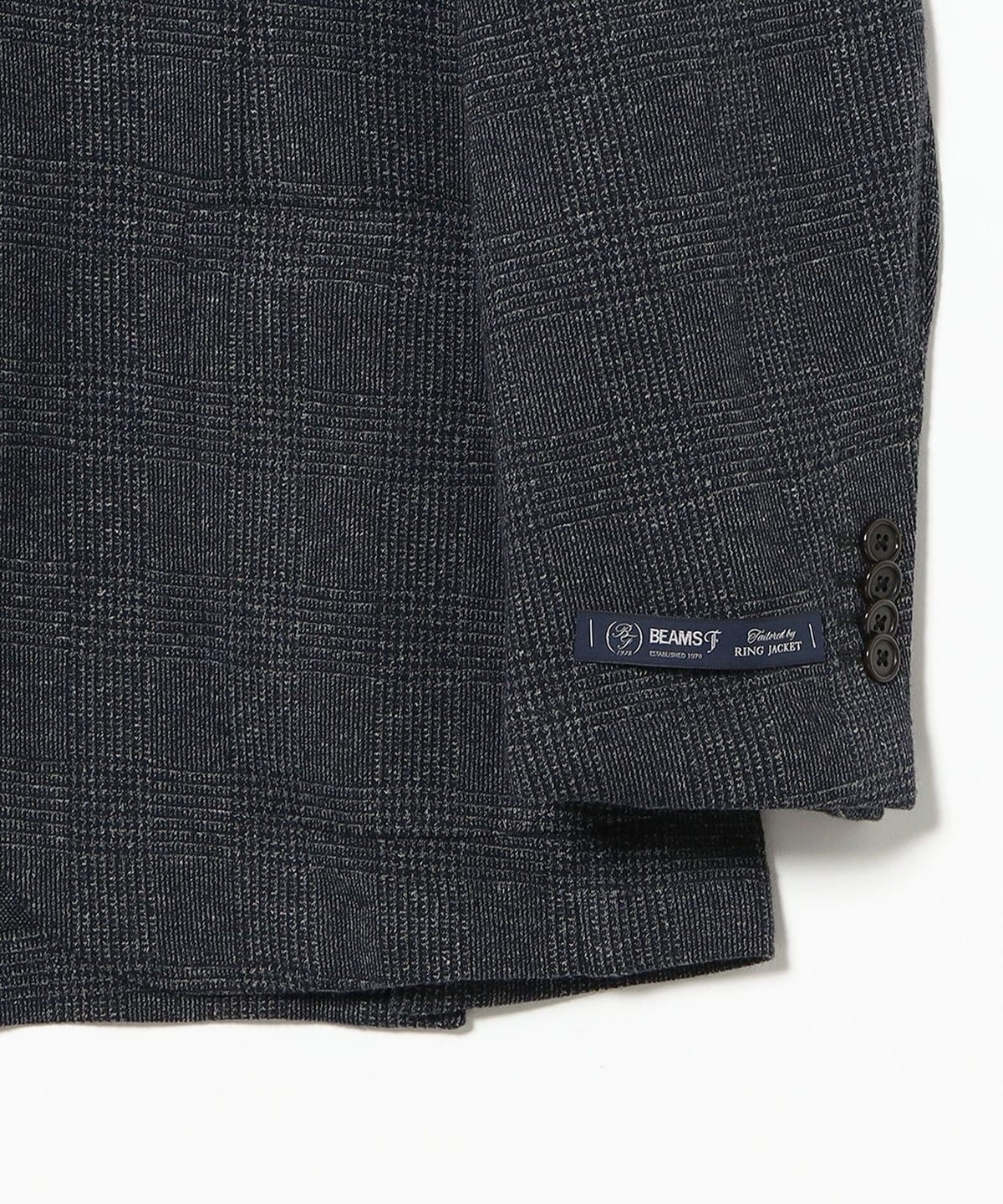 【美品 特別価格】BEAMS F / ウール シルク グレンプレイド ジャケット 美品 特別価格】BEAMS F / ウール シルク グレンプレイド ジャケット