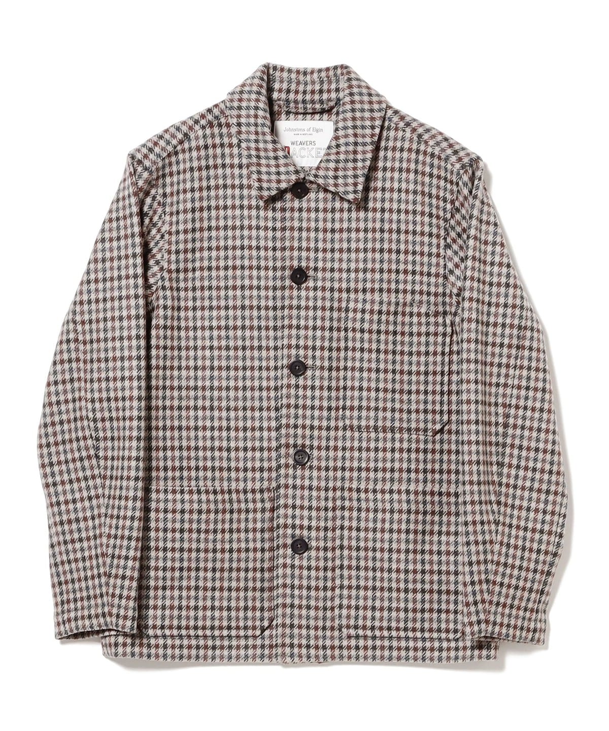 BEAMS F（ビームスF） Johnstons of Elgin / WEAVER ウール ガンクラブ