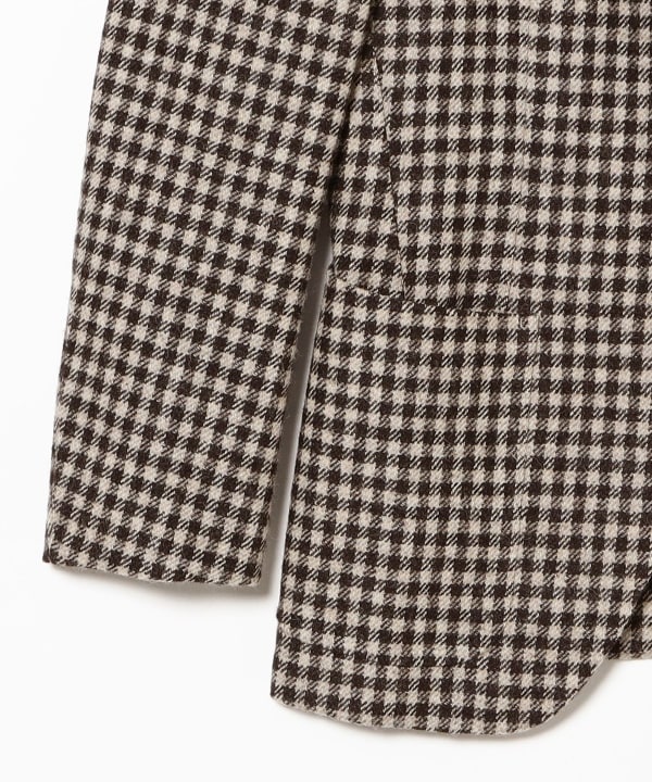 【別注】SARTORIA TRAMONTO / ウール シェパードチェック ツイード ジャケット